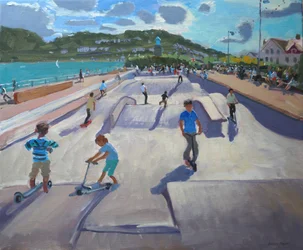 Skateboarders, Teignmouth